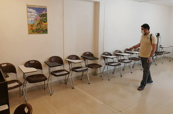 ضدعفونی مراکز آموزشی