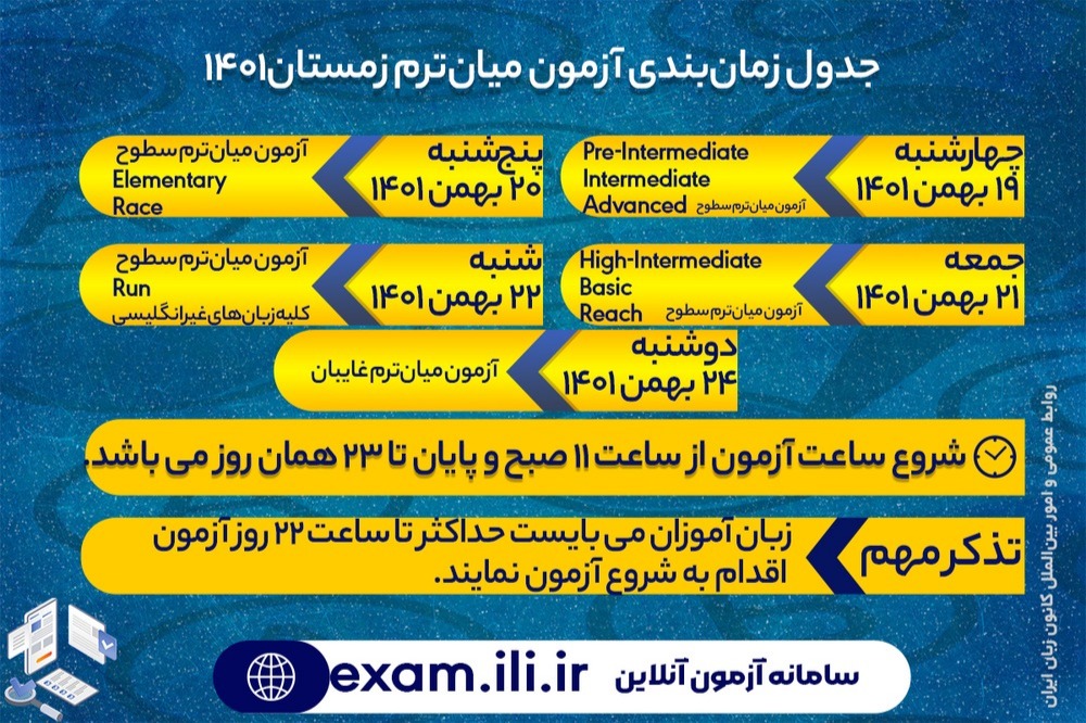 میان ترم زمستان 1401