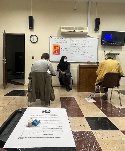 گزارش تصویری از روند برگزاری آزمون کتبی و شفاهی زبان اسپانیایی DELE