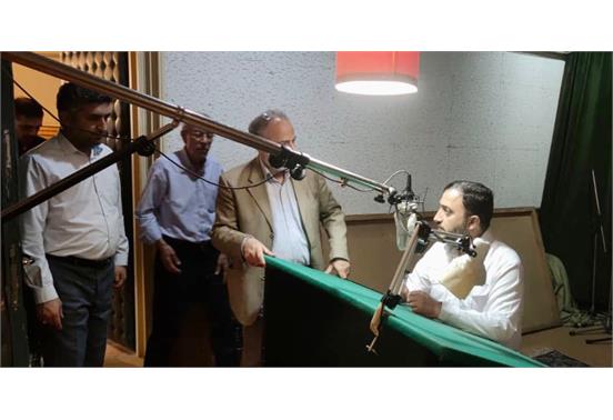 مدیرعامل کانون پرورش فکری کودکان و نوجوانان از استودیو صدا بازدید کرد