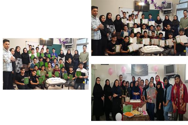 مراسم فارغ‌التحصیلی زبان‌آموزان گروه نوجوانان کانون زبان اصفهان