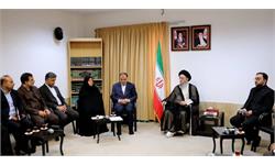 رییس کانون زبان ایران با نمایندۀ ولی فقیه در استان گلستان دیدار کرد